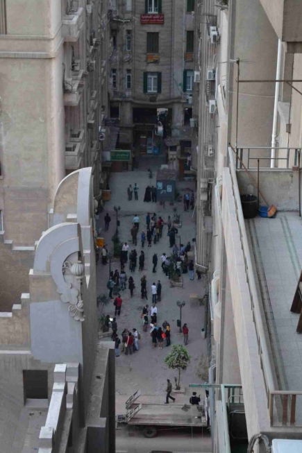 <a class="fancybox" rel="gallery-images" href="https://www.passageways.clustermappinginitiative.org/sites/default/files/styles/largest/public/6._dsc_0883.jpg?itok=r26LX4AF" title="Hassan Khan Exhibition opening">Enlarge</a><br >Hassan Khan Exhibition opening