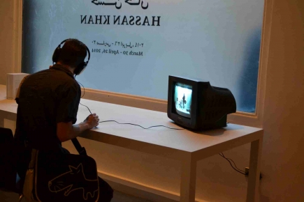 <a class="fancybox" rel="gallery-images" href="https://www.passageways.clustermappinginitiative.org/sites/default/files/styles/largest/public/7._dsc_0870.jpg?itok=V2tXryhr" title="Hassan Khan Exhibition opening">Enlarge</a><br >Hassan Khan Exhibition opening