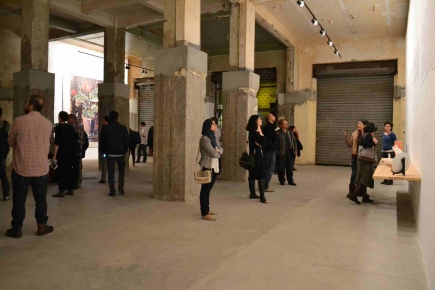 <a class="fancybox" rel="gallery-images" href="https://www.passageways.clustermappinginitiative.org/sites/default/files/styles/largest/public/9._dsc_0907.jpg?itok=Z8cxDSCw" title="Hassan Khan Exhibition opening">Enlarge</a><br >Hassan Khan Exhibition opening