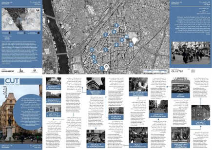 <a class="fancybox" rel="gallery-images" href="https://www.passageways.clustermappinginitiative.org/sites/default/files/styles/largest/public/cutfrontback.jpg?itok=fYKbOrWU" title="Downtown tour">Enlarge</a><br >Downtown tour<br />The city center comprises the area adjacent to the historic core to the east, as well as its planned western and northern extensions undertaken in the 19th century and beginning of the 20th century, including urban renewal projects dating from the mid-20th century. The Downtown Tour will examine locations and typological conditions, as well as challenges and opportunities, found in the urban core in general and the city center in particular. This tour highlights Downtown's architectural heritage and cosmopolitan cultural legacy, drawing attention to the impact of rapid political and urban changes over the past few years on public space Downtown. The Downtown Tour investigates the causes and manifestations of urban deterioration, while exploring recent projects for revitalization and development by local authorities, the private sector, and civil society organizations, with particular emphasis on the role of art and cultural institutions as urban catalysts. 