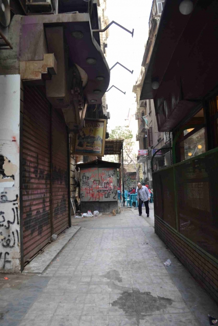 <a class="fancybox" rel="gallery-" href="https://www.passageways.clustermappinginitiative.org/sites/default/files/styles/largest/public/dsc_0076_0.jpg?itok=Hcy02PO3" title="Entrance of Al-Bustan al-Sa‘idi Passageway from Talaat Harb Street">Enlarge</a><br >2014, Feb 23<br>Entrance of Al-Bustan al-Sa‘idi Passageway from Talaat Harb Street
