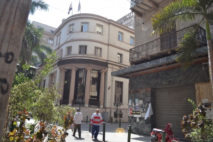 <a class="fancybox" rel="gallery-landmarks" href="https://www.passageways.clustermappinginitiative.org/sites/default/files/styles/largest/public/dsc_0684.jpg?itok=5BrRNQve" title="Stock exchange building">Enlarge</a><br >2014, Mar 09, 12:03am<br>Stock exchange building<br />4 Cherifein St.
Built: 1928
Architect: George Parcq
Area: 760 m2
No. of floors: 4
Style: Neo-Classical/Art Deco