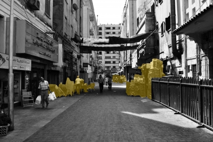 <a class="fancybox" rel="gallery---" href="https://www.passageways.clustermappinginitiative.org/sites/default/files/styles/largest/public/layering_1_4_0.jpg?itok=sktKTOJq" title="أشغالات الأكشاك في الممر.">تكبير</a><br >٢٠١٥، سبتمبر ٣٠، ٠٢:٠٩مساءاً<br>أشغالات الأكشاك في الممر.